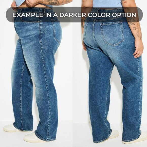 Torrid Size 22 R High Rise 90's Straight Leg Light Wash Jeans NWT - Picture 13 of 13